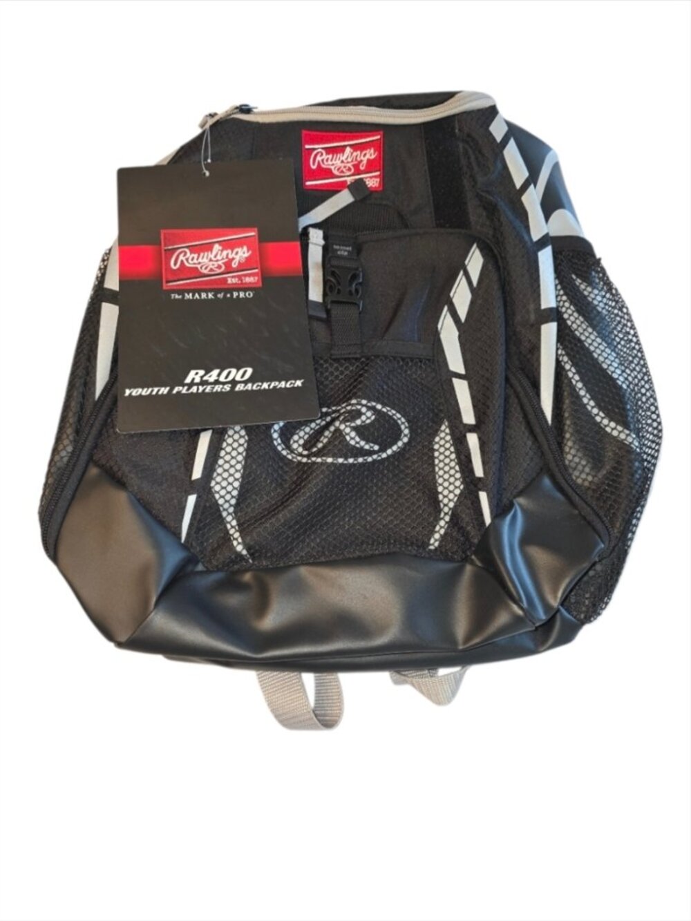 Rawlings R400 Youth Players Backpack Sports Athletic Baseball Softball